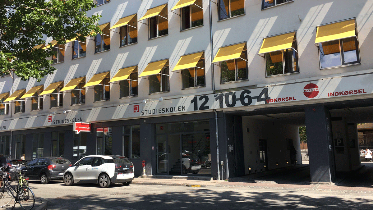 Studieskolens bygning på Borgergade 